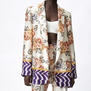 Zara printed blazer. Ref: 7913/486